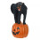 Sort kat og græskarhoved blæseform Halloween-dekoration 1 stk. 5