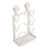 Porte-couvercles de casseroles blanc pour placard ou plan de travail 2