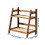 Wooden Rattan Double-Layer Desktop Storage Rack Brown 3