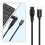 Câble de charge USB-C vers 3 broches 100 W PD 6