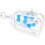 FRCOLOR Displayfodral Dockorganisatör Transparent PVC 1 st 4