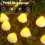 Halloween Solcelledrevne Svampelys Orange Lilla Grøn8Modes 3
