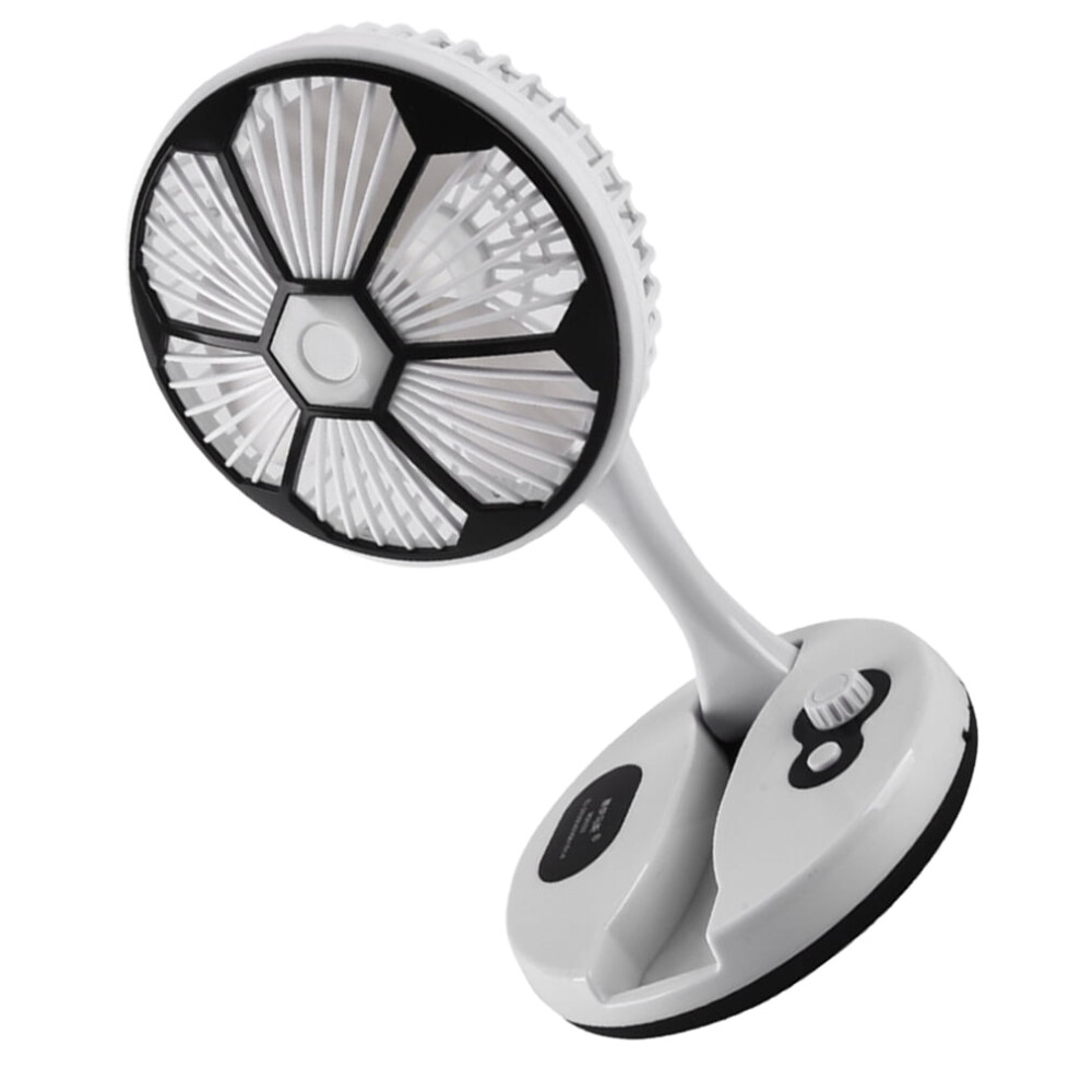 Durable Portable Car Fan For Strong Cooling In Vehicle Ideal For Hot Summer 12V Abs Pp White 9485826568766