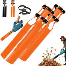 Leaf Blower Air Booster (2PCS Orange) – Venturi-Based Turbo Attachment, Doubles Airflow, Compatible with Most Leaf Blowers