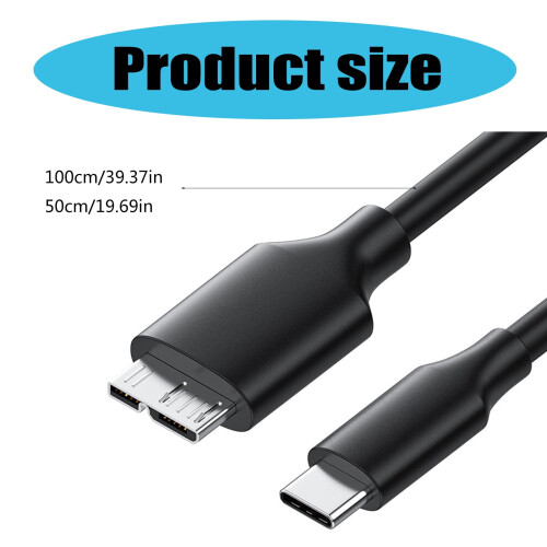 Καλώδιο σκληρού δίσκου USB C, Καλώδιο εξωτερικού σκληρού δίσκου για φορητούς 2