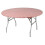 Round plastic table cover 60 inch red gingham 5-pack 2