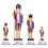 Christmas Nutcracker Purple Light Music Decor 1