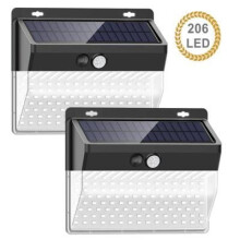 Lot de 2 lampes solaires LED Lumina206 à détecteur de mouvement
