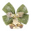Mini Laços de Natal Decorativos em Juta Verde e Vermelha de 5,6 cm (2,2 polegadas) 1