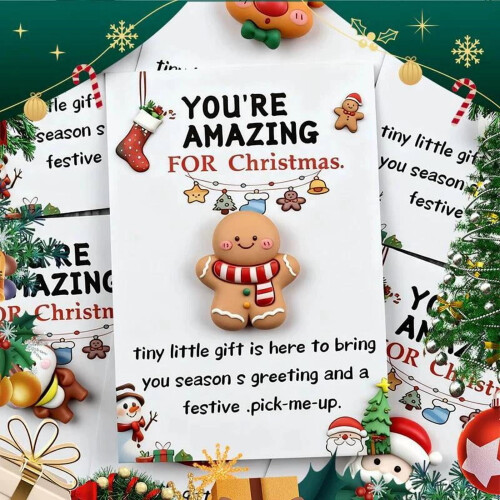 Christmas Pocket Hugs Set with Cards 10 pcs 2