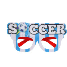 Soccer Eyeglasses Party Novelty, UEFA Euro Cup Football Fan Accessories for Birthday Photo Funny Themed Favors,J