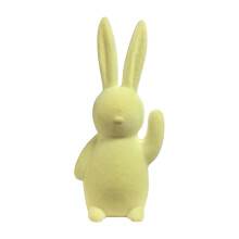 Figurka zająca wielkanocnego flokowana stojąca 41 cm