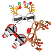 3Pcs Party Eyeglasses with Unique Elk Shape and Lightweight Comfortable Fit for Festive Events