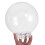 Transparent acrylic globe lampshade 1 pack 2