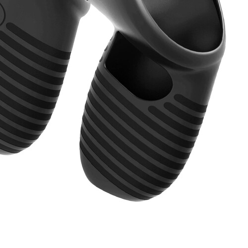 1 Pair Silicone Controller Grips Cover Anti-Fall for Meta Quest 3 (Black) 1