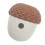 Silicone Treat Dispenser - Slow Feeder, Brown/Gray 1
