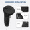 1 Pair Silicone Controller Grips Cover Anti-Fall for Meta Quest 3 (Black) 7