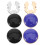 Men's Cufflinks Button Set Durable Multi-Color 2 Pairs 1