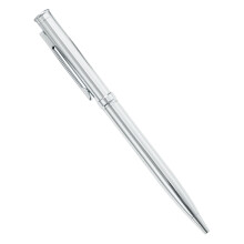 Přenosné kovové kuličkové pero s doplňovatelným hrotem 1,0 mm pro obchodní ženy muže přítele učitele