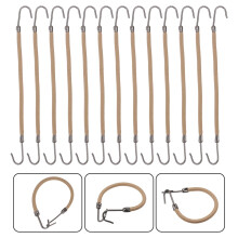 Ganchos para coleta de acero inoxidable, 20 unidades