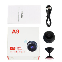 1080P WiFi Webcam Mini Camera for Indoor Outdoor Home Security Surveillance with Night and Network Wiring