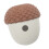 Silicone Treat Dispenser - Slow Feeder, Brown/Gray 11