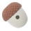 Silicone Treat Dispenser - Slow Feeder, Brown/Gray 9