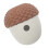 Silicone Treat Dispenser - Slow Feeder, Brown/Gray 4