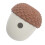 Silicone Treat Dispenser - Slow Feeder, Brown/Gray 15