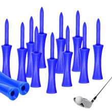 PP Golf Tees 100pcs, Unbreakable Mixed-Color Practice Tees Compatible with All Clubs