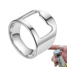 Flaschenöffner-Ring aus Titanstahl, 1 Stück
