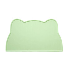 Alfombrilla de silicona antideslizante e impermeable para comida de gatos, 44 x 24 cm.