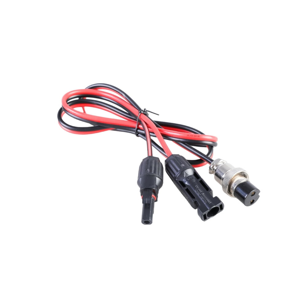 100Cm Mc4 To Gx20 2Pin Aviation Power Cable 150W 10A Charging Wire Line For Outdoor Energy Storage & Solar Panel 9071309033663