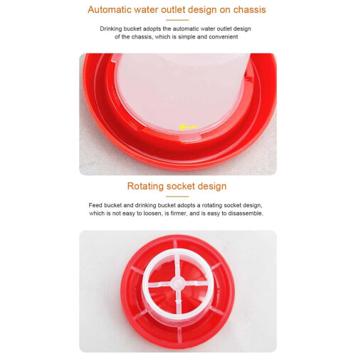 Kyllingevandingsautomat i plastik, 1 enhed 2