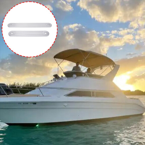 Placas de reforço para barcos com construção em alumínio de 3/8 de polegada de espessura, furos de 15x2 polegadas / 12x2 polegadas (padrão). 1