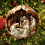 Krippenfigur als religiöser Weihnachtsbaumschmuck 5