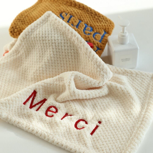 Strofinacci da cucina in cotone ricamati, 4 pezzi 2