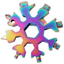 (Colorful) 18-in-1 Snowflake Wrench for Skis & Bikes