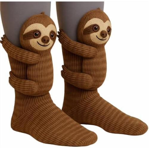 Animal Socks Cotton Double-Layer Warm Fall Winter