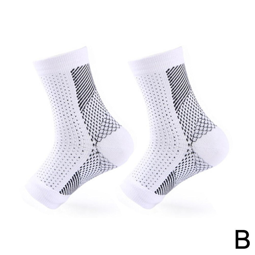Neuropathy Socks For Women and Men, 4Pairs Soothe Socks Compression Relief  X6C7