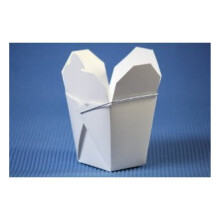 Chinese Take Out Food Boxes: 8 Oz. (1/2 Pint) Lot of 150 - White