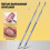 1 Stainless Steel Cuticle Pusher 4