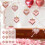 Valentinstag-Herzornamente, 12er-Set, Kunststoff 1