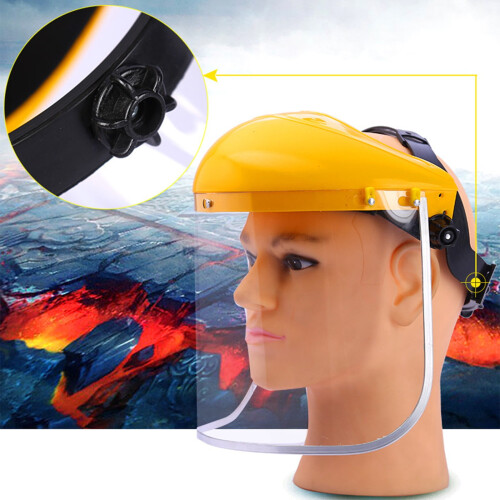 Full Face Anti-Splash Shield, Lightweight Adjustable with Impact-Resistant Design for Industrial 1