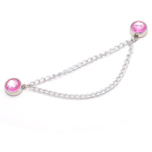 Magnetic Trouser Shortener Clip Rhinestones Magnetic Clasp Trouser Length Adjuster Clip for Jeans Pants to Make Shorter