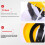 Full Face Anti-Splash Shield, Lightweight Adjustable with Impact-Resistant Design for Industrial 4