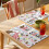 Oster-Tischsets mit Leoparden-, Hasen- und Eiermotiv, 12er-Pack 4