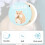Diskmaskinsmagnet för husdjur, dubbelsidig, hamster, 2 st 4