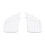 White ABS Wing Attachment 2 Pairs Washable 1