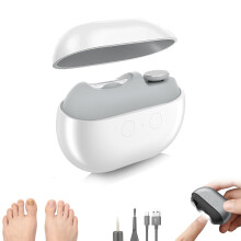2026 New 3-in-1 Electric Toe Nail Clipper for Seniors – Trimmer, Polisher & LED Light, USB Rechargeable, Compatible with USB-C